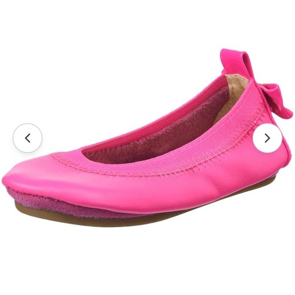 Yosi Samra Girl's Selma Shocking Pink-K - Size 4 youth - Picture 1 of 7